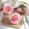 Cabeças de flores de rosa grandes artificiais para decoração de casamento, parede de flores de arco, arranjos florais e flores artificiais atacado do fabricante