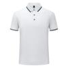 Camisa Polo de Algodão com Fibra Elástica 185g Feita Sob Medida Manga Curta Gola Lapela Camisa Publicitária Roupa de Trabalho Camiseta Logo Personalizado