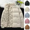 Chaqueta de Algodón de Alta Gama para Hombre, Nuevo Estilo Otoño e Invierno 2026, Forrada de Polar, Engrosada, Abrigo de Algodón Cálido, Corte Holgado, Chaqueta de Algodón con Cuello Alto