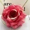 Nuevo producto transfronterizo: flores de rosa artificiales para arreglos de boda, decoraciones de pasillo, decoraciones de recepción de hotel y capullos de flor para decoración de pared