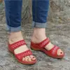Venta Caliente Transfronteriza de eBay Verano 2019 Comercio Exterior Talla Grande Sandalias Huecas Planas de Suela Ligera con Láser para Mujer