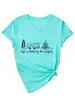 La vida es mejor junto al sitio independiente Amazon Ebay Camiseta casual y elegante de manga corta con cuello en V para mujer