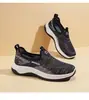 Zapatos de Jalar para Mujer, Zapatos de Malla Slip-On para Caminar Primavera 2026, Cómodos, Ligeros, de Suela Suave, Zapatos para Mamá, Zapatos para Personas Mayores