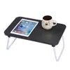 Mesa Pequeña de Cama Dormitorio Habitación Ventana Saliente Escritorio Perezoso Mesa para Laptop Hogar Simple Plegable Mesa Pequeña
