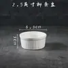 Mesa de Cocina Creativa Vajilla Blanca Pura Cerámica Bol para Pudín Bol para Hornear Taza para Pudín Taza para Hornear Taza para Pastel Postre Bol para Helado