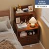 Mesa de Cabeceira Simples Moderna Simples Armário de Armazenamento Doméstico Prateleira de Armazenamento Elevada Quarto de Aluguel Mini Armário