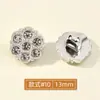 Botões Pequenos de Plástico Estilo Chanel com Strass Versáteis para Suéteres, Cardigãs, Camisas de Chiffon, Botões de Manga e Colarinho, Camisas, Vestidos, Botões Decorativos