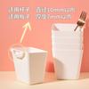 Cesta de armazenamento suspensa pequena para cozinha e banheiro Mini Pure White Plastic Card Cesta suspensa Caixa de armazenamento pequena para Sundries
