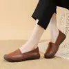 Zapatos planos sin cordones para mujer 2026 otoño suela blanda antideslizantes cómodos casuales para mujeres de mediana edad y mayores