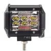 Luz de Trabajo LED Parpadeante Roja y Azul de Tres Ojos al por Mayor del Fabricante Luz para Vehículo Todoterreno Faro Modificado Faro de Motocicleta