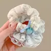 Scrunchie de renda estilo coreano para mulheres, elástico de rabo de cavalo de alta qualidade, alta elasticidade e faixa de cabelo durável