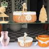 Cesta de Mão de Rattan, Cesta de Piquenique Tecida de Vime Feita à Mão, Cesta de Colheita de Frutas para Exterior, Decoração de Presente, Cesta de Flores para Lembrança