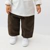 Liquidación de todo el algodón, Pantalones unisex para bebé, Estilo nórdico Otoño/Invierno 2026, Pantalones holgados para niños, Pantalones de tela cepillada