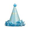 Gorro de pompón bola de piel ala estrella sombrero de cumpleaños adulto bebé decoración de fiesta de pastel sombrero puntiagudo nacarado escarchado