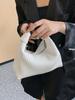 Bolso Plisado Portátil Nicho para Mujer 2025 Verano Nueva Llegada Moderno Retro Bolso de Axila Combinable Bolso de Hombro Cruzado Ins