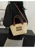 Bolso Tejido para Mujer Moda Coreana y Japonesa Tendencia Bolso de Mano de Paja Nicho 2026 Bolso Tote Hombro Nuevo Cubo Cruzado