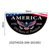 Amazon EE. UU. 250 Aniversario Bandera en Forma de Abanico Festival del Día de la Independencia de América Decoración Conmemorativa Banderín Accesorios Personalización