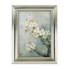 Fábrica fonte simples moda mesa moldura montada parede pintura decorativa paisagem pôster liga de alumínio moldura tridimensional