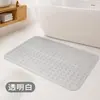 Tapete antiderrapante para banheiro, tapete resistente à água, tapete para os pés para box de chuveiro em casa, tapete de chão antiderrapante para banheiro e vaso sanitário, tapete de banheiro