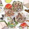 Stickers de Paisaje Infeel.Me Serie Temática de Negocios de Hoy Decoración Divertida para Diario de Ocio Pegatinas de Escena DIY