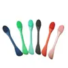 Cepillo facial de silicona de doble cabeza para limpieza de poros, eliminación de puntos negros y cutículas, limpieza profunda, transfronterizo, nuevo