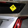 Adesivos de carro para bebê a bordo transfronteiriços adesivos refletivos de aviso de segurança noturna adesivos de bebê para carro traseiro à prova d'água