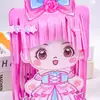 Magia del Estilo Libro Silencioso Pegatinas Peluquería Infantil DIY Recorte de Papel Set de Accesorios para el Cabello para Niñas Juguete
