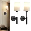 Lámpara de pared Tosna con mosaico de conchas vintage, lámpara de mesita de noche para dormitorio, iluminación decorativa creativa de lujo ligero para sala de estar, tela y hierro