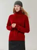 100% cachemira, nueva colección otoño/invierno 2026, suéter de cuello redondo para mujer, simple y versátil, tejido liso, capa base suave y cómoda