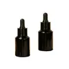 En stock: Botella de vidrio para aceite esencial de 15 ml, transparente, con hombro inclinado y gotero; Botella de vidrio para sérum de 30 ml con gotero; Botella dispensadora de vidrio para líquido original
