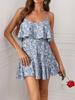 Saia Slip Floral Sexy Puro Desejo para Irmã Gordinha Doce Senso de Alta Qualidade Saia de Fada Pequeno Homem para Mulheres Vestido de Verão