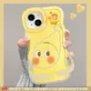 Boneca de Desenho Animado Adequada para Capa de Celular Apple 17Promax Iphone15 Suporte Duplo 16 Fofo 14 Novo Modelo Feminino 13