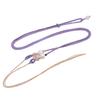 Pérola Morango Cristal Handmade Woven Colar Pingente Corda Jade Ágata Jade Lã Lã Cadeia Corda Atacado
