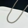Colar Aço Titânio Dourado Trigo Francês Luxo Leve Nicho Moda Cor Distinta Livre Combina com Tudo Retrô Pulseira Celebridade da Internet para Mulheres