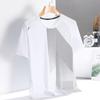 Hong Kong camelo gelo seda camiseta de manga curta verão masculino malha respirável secagem rápida solta legal esportes casual camiseta