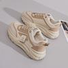 Zapatos de Papá con Suela Gruesa Estilo K Otoño Nuevos Tenis Casuales Blancos para Correr Estudiantes Fotografía Callejera Aumentados para Mujeres