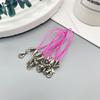 Acessórios de Joalheria DIY Fecho Lagosta Alça de Celular Cordão Colorido Pingente Artesanal Corda Pingente Corrente de Celular Corda Pingente Pulseira de Punho