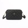 Bolsa feminina de couro nova tendência carteira de celular losango pequeno saco quadrado moda nicho de ombro saco do mensageiro uma geração de cabelo