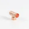 Fabricante de Conector T de Cobre Vermelho para Tubo Conector T de Cobre Vermelho de Três Vias Conector de Acessórios de Tubo de Cobre para Aquecedor de Água Soldagem de Tubo de Cobre para Ar Condicionado