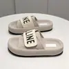 Hermosas Sandalias de Suela Gruesa Estilo Francés para el Verano 2025 Nueva Moda Súper Populares Chanclas de Playa para Mujeres Embarazadas