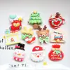 Santa Claus de Dibujos Animados Reno Campana Accesorios de Resina Funda para Teléfono Móvil Pasador Joyería Parche Imán para Refrigerador Material