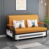 Cama Extensível Dobrável de Dupla Utilidade para Apartamento Pequeno, Sofá Dobrável Multifuncional para Sala de Estar, Sofá-Cama de Tecido Tecnológico Lavável para Quarto