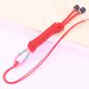 Cuerda de jade tejida a mano para collar, cordón para colgante DIY, cordón para el cuello, cordón de cristal para el cuello, loto, metal, joyería, cuerda para colgante