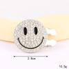 Nuevo Traje de Corazón de Grava Hebilla Decorativa para Cuello Puños de Camisa Desmontables de Alta Gama Accesorios de Joyería DIY