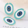 Accesorios DIY de aleación para goteo de aceite Ojo del Diablo, colgante de ojo redondo transfronterizo, colgante de llavero, accesorios de joyería