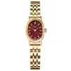 Reloj Mia Myar Correa de Acero Simple para Mujer Pequeño y Exquisito Ovalado Resistente al Agua Reloj de Cuarzo Esfera Pequeña para Mujer