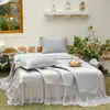 2026 Nuevo Modelo Esterilla Refrigerante Hielo Frijol Juego de Tres Piezas Espuma de Enfriamiento Pe de Polímero Alto Falda de Cama Grande Esterilla Refrigerante - Tulipán