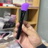 Pincel de maquillaje de buena calidad de Shenzhen, mango de madera, cepillo de silicona para mascarillas, cabezal suave, herramientas de belleza, cepillo de silicona en stock