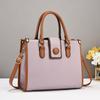 Bolso Tote de Cuero Suave Romboidal Vintage Simple Combinable Moda Bolso de Hombro Lujo Ligero Transfronterizo Textura de Alta Gama Bolso de Mano