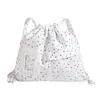 Mochila con Cordón de Gran Capacidad 2025 Nuevo Estilo Coreano Ins con Lunares Bolsa Transparente para Dolor Mochila Versátil Linda para Mujeres